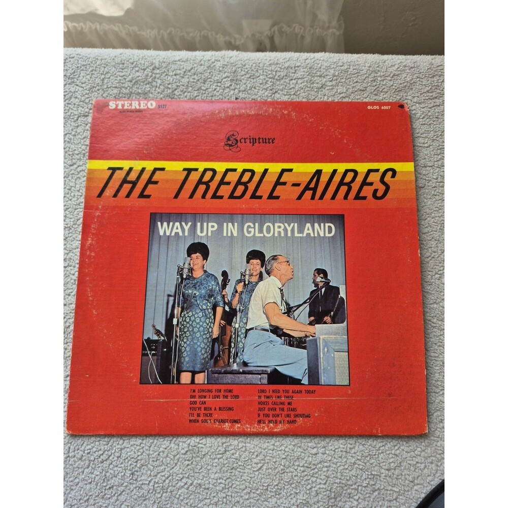 The Treble-Aires Way Up in Gloryland Stereo Vinyl LP Gospel Scripture Records
